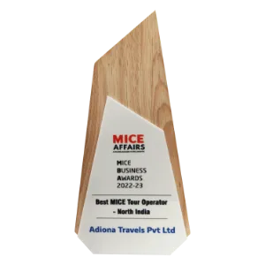 MICE Affairs Business Awards 2022–23 trophy, Best MICE Tour Operator – North India