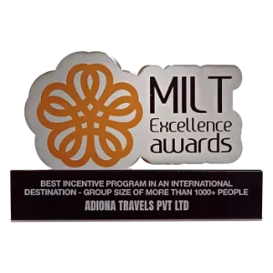 MILT Excellence Award for the best incentive programme in an international destination